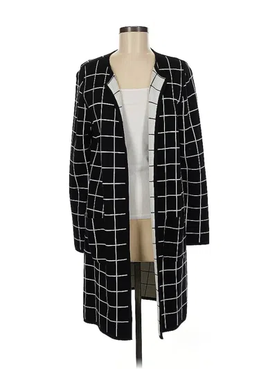 Pre-owned Talbots Cardigan Sweater In Black