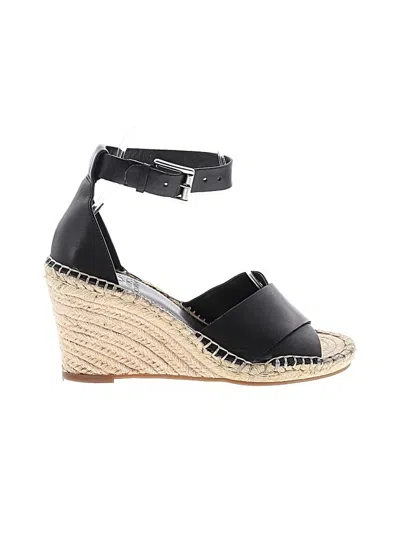 Pre-owned Vince Camuto Wedges In Black