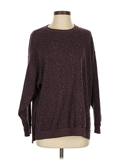 Pre-owned American Eagle Outfitters Sweatshirt In Burgundy