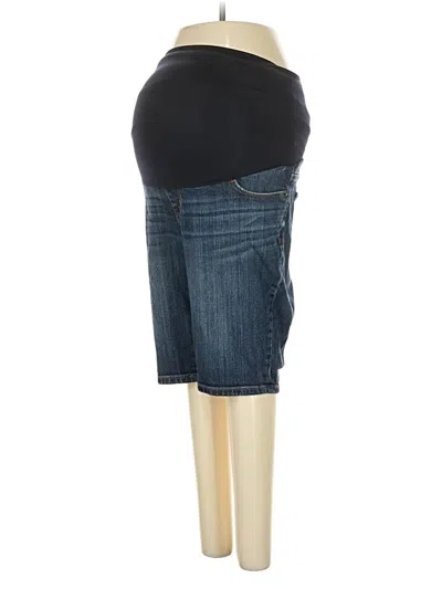 Pre-owned Liz Lange Maternity For Target Denim Shorts In Blue