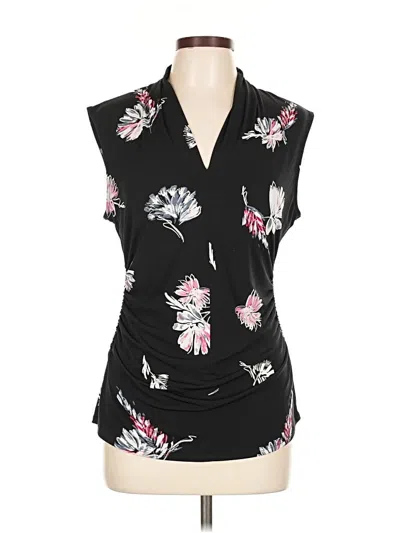 Pre-owned Vince Camuto Sleeveless Blouse In Black