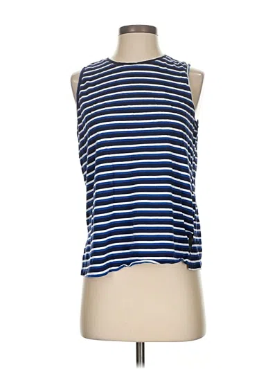 Pre-owned Popsugar Sleeveless T-shirt In Blue