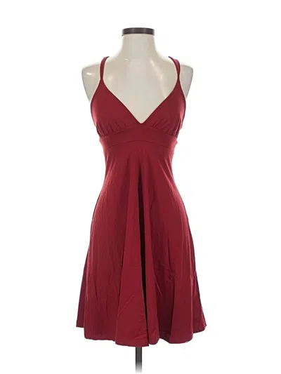 Pre-owned Susana Monaco Cocktail Dress In Burgundy
