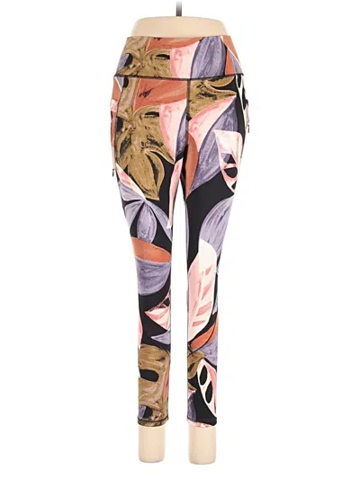 Pre-owned Flx Leggings In Pink