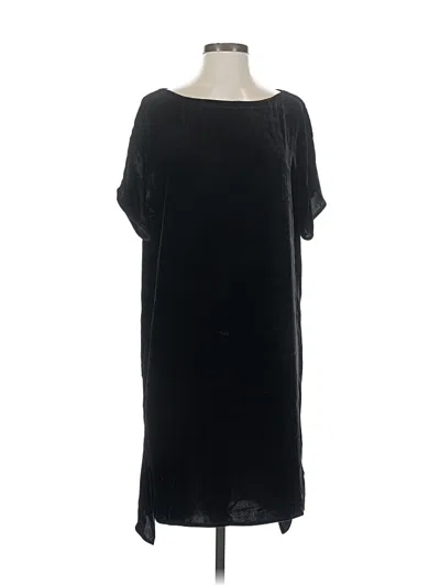 Pre-owned Eileen Fisher Casual Dress In Black