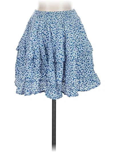 Pre-owned Princess Polly Casual Skirt In Blue