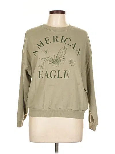 Pre-owned American Eagle Outfitters Sweatshirt In Green