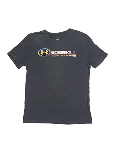 Pre-owned Under Armour Kids' Short Sleeve T-shirt In Gray