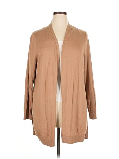 Pre-owned Chico's Cardigan Sweater In Brown