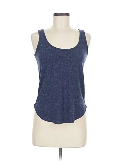 Pre-owned Amorino Tank Top Blue Strapless Neckline Tops