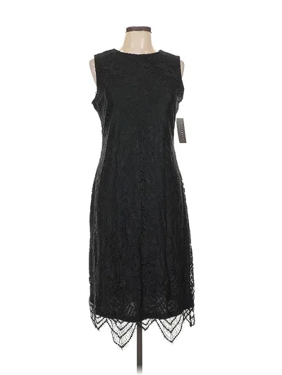 Sharagano Cocktail Dress In Black