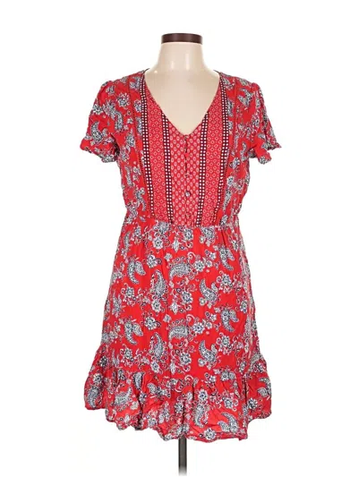 Pre-owned Skies Are Blue Casual Dress In Red