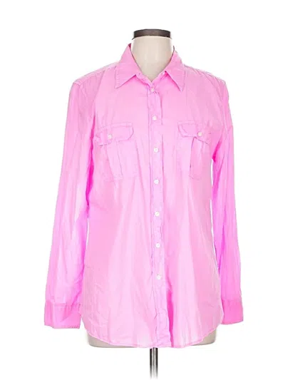 Pre-owned Gap Long Sleeve Button Down Shirt In Pink