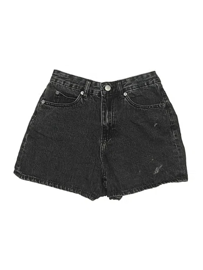 Pre-owned Dr Denim Denim Shorts In Black