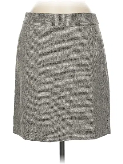 Pre-owned Banana Republic Wool Skirt In Gray