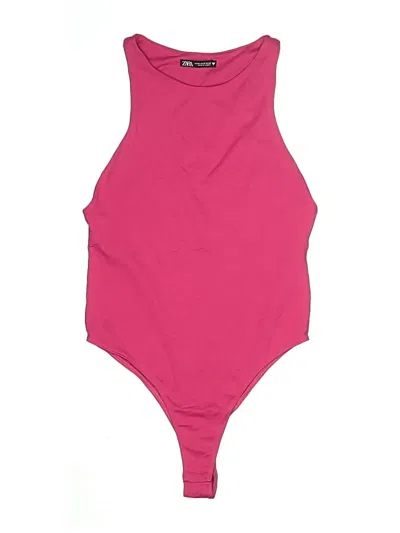 Pre-owned Zara Bodysuit In Pink