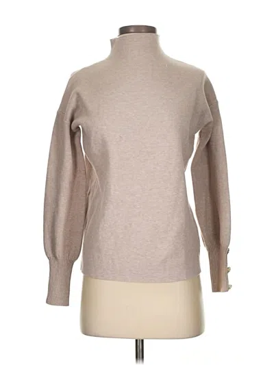 Pre-owned Tahari Turtleneck Sweater In Brown
