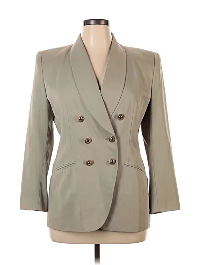 Pre-owned Kasper A.s.l. Blazer Jacket In Brown