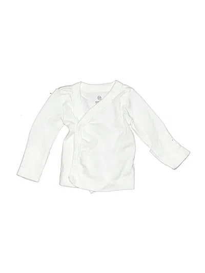 Pre-owned Honest Baby Clothing Kids' 3/4 Sleeve T-shirt In White