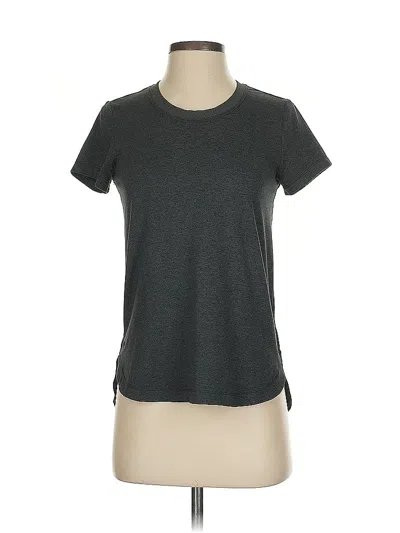 Pre-owned Athleta Short Sleeve T-shirt In Gray
