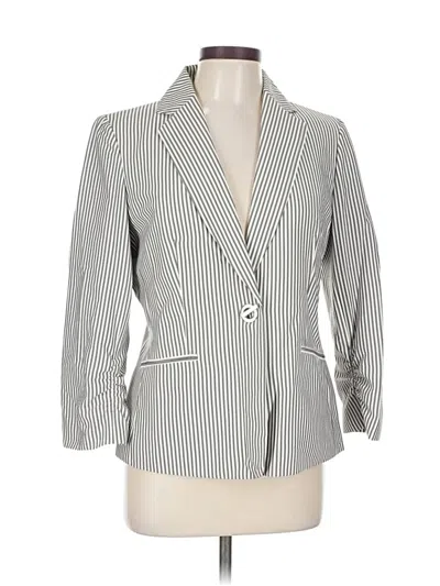 Pre-owned Kasper Blazer Jacket In Gray