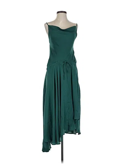 Pre-owned Here Comes The Sun Cocktail Dress In Blue