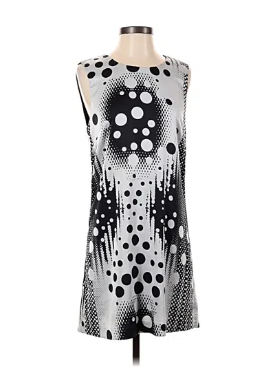 Pre-owned Patrizia Luca Cocktail Dress In Silver