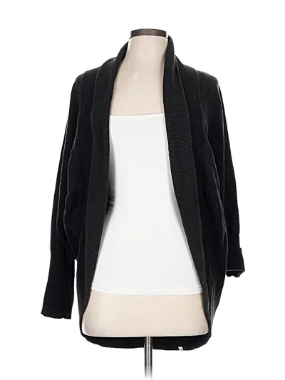 Pre-owned Betabrand Cardigan Sweater In Black