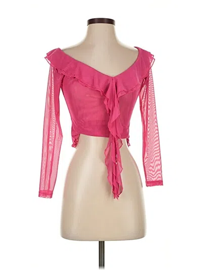 Pre-owned I.am.gia 3/4 Sleeve Blouse In Pink