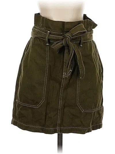 Pre-owned Free People Casual Skirt In Green