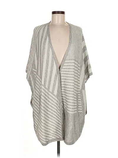 Pre-owned Splendid Cardigan Sweater In Silver