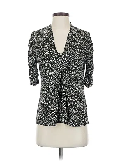 Pre-owned Muse 3/4 Sleeve Blouse In Black