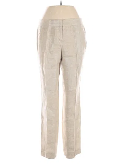 Pre-owned Vince Camuto Linen Pants In Brown