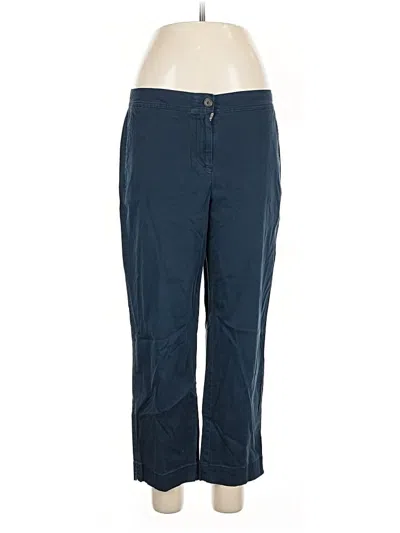 Pre-owned Jjill Casual Pants In Blue