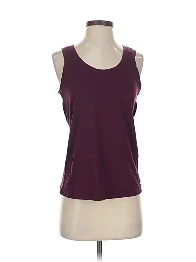 Pre-owned Fabletics Active Tank Top In Burgundy