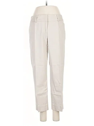 Pre-owned Ann Taylor Loft Casual Pants In White
