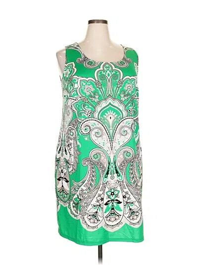 Pre-owned Inc International Concepts Cocktail Dress In Green