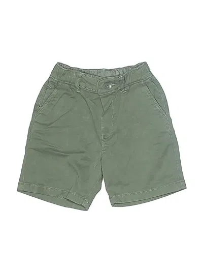 Pre-owned Zara Kids' Khaki Shorts In Green