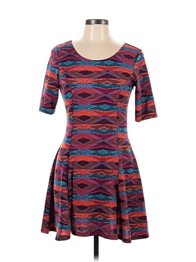 Pre-owned Derek Heart Casual Dress In Blue