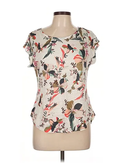 Pre-owned Rachel Zoe Short Sleeve T-shirt In White