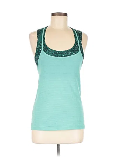 Pre-owned Lululemon Athletica Active Tank Top In Blue