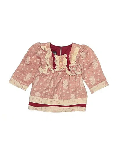 Pre-owned Isobella & Chloe Babies' Dress In Burgundy