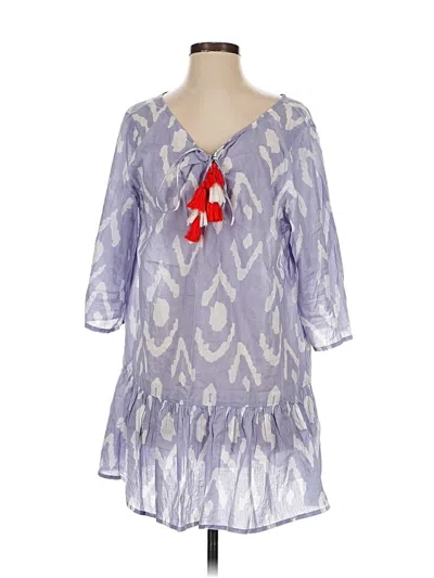 Pre-owned Top It Off Casual Dress In Purple