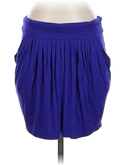 Pre-owned Bcbgmaxazria Casual Skirt In Blue
