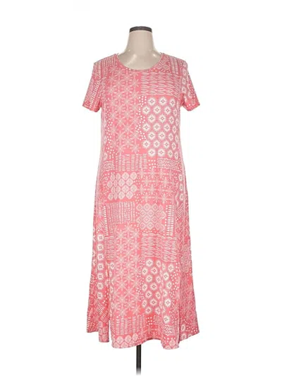 Pre-owned Cuddl Duds Casual Dress In Pink