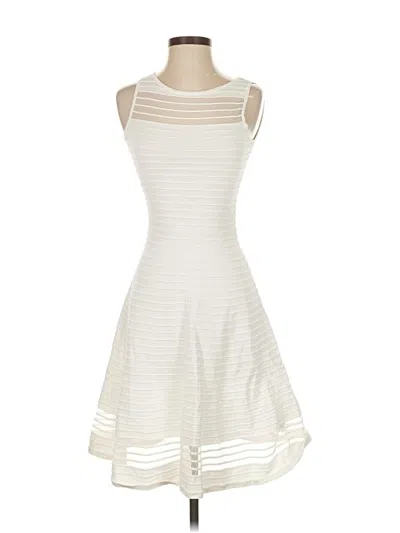 Pre-owned French Connection Cocktail Dress In White