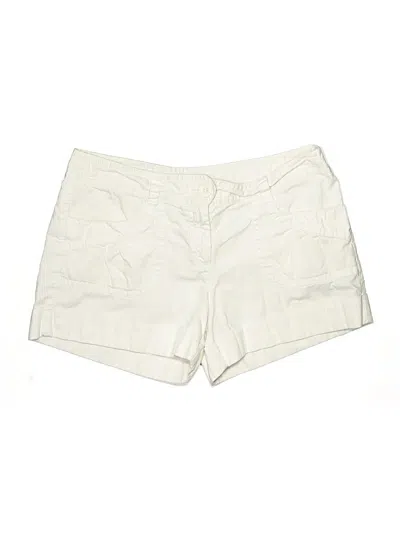 Pre-owned Ann Taylor Loft Outlet Khaki Shorts In White