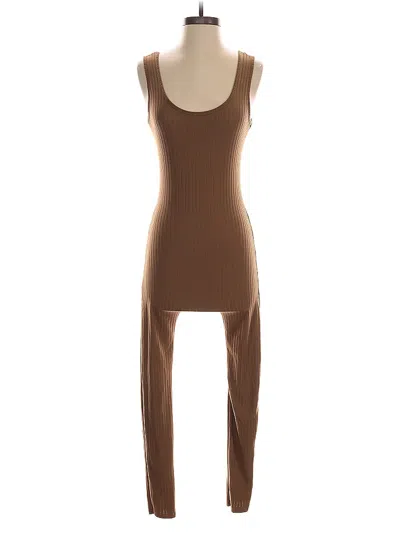 Pre-owned Capella Apparel Jumpsuit In Brown