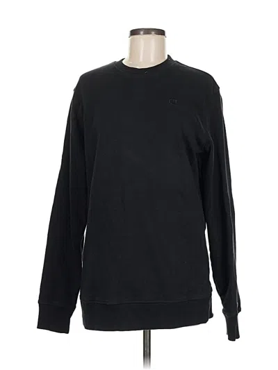 Pre-owned Champion Sweatshirt In Black