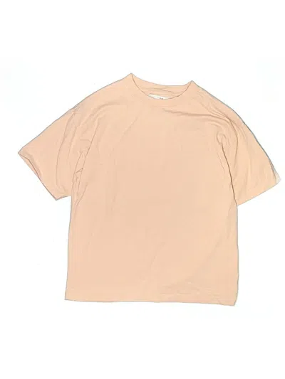 Pre-owned Zara Kids' Short Sleeve T-shirt In Brown